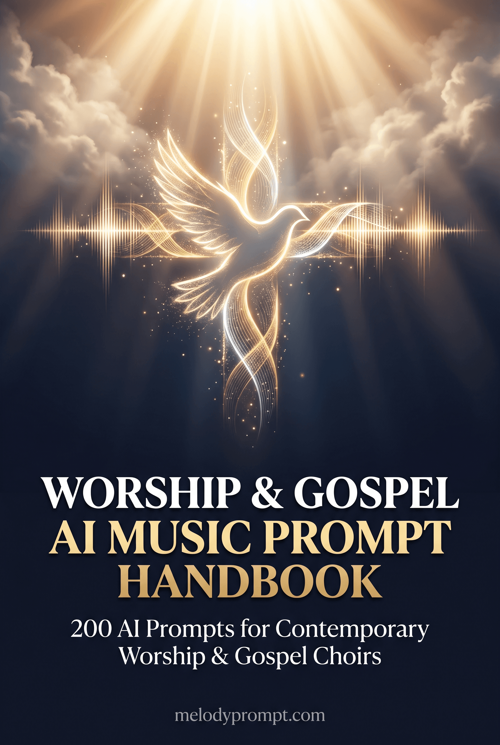 Worship & Gospel AI Music Prompt Handbook — worship suno prompts ebook cover