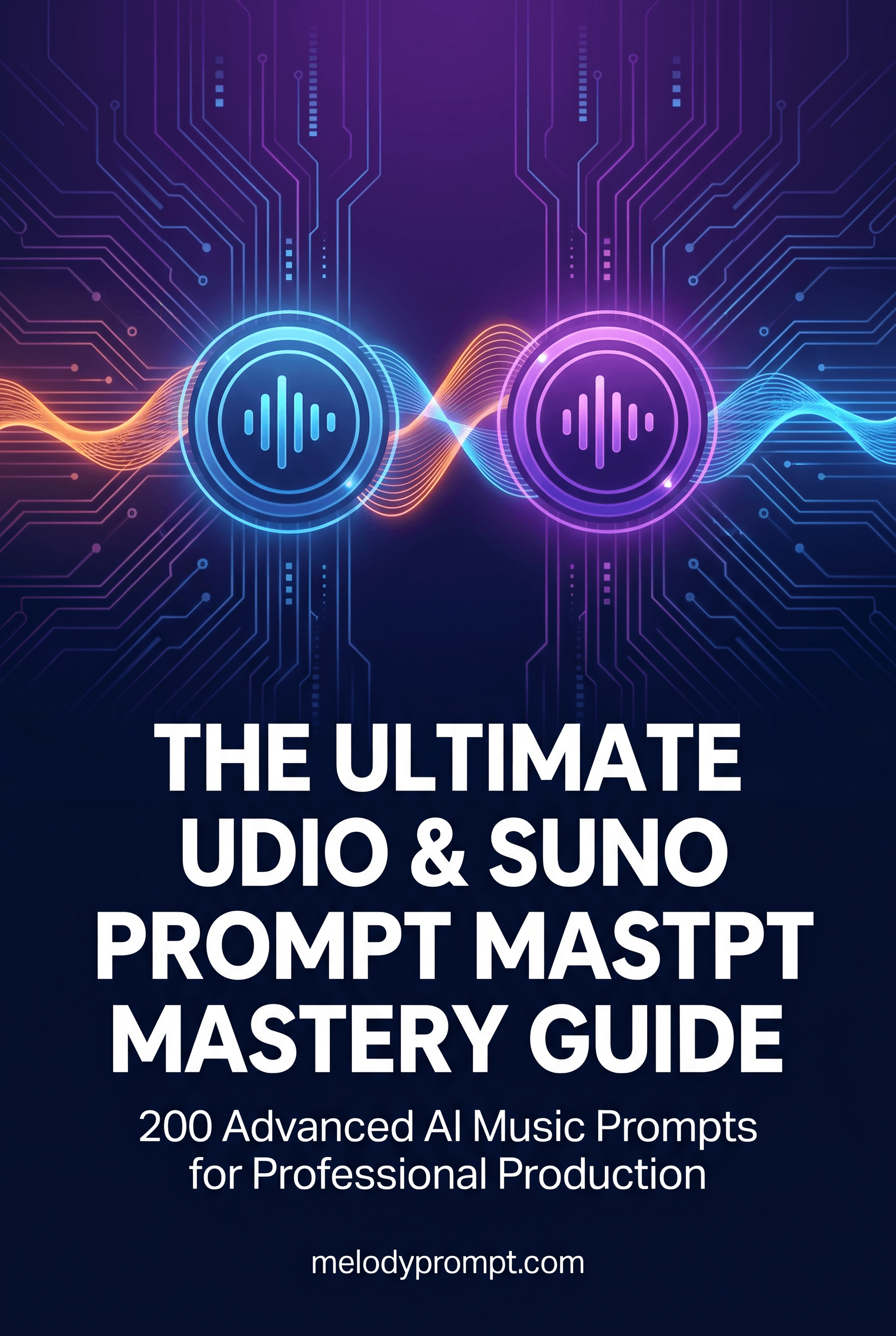 The Ultimate Udio & Suno Prompt Mastery Guide — how to use suno ai music generator step by step ebook cover